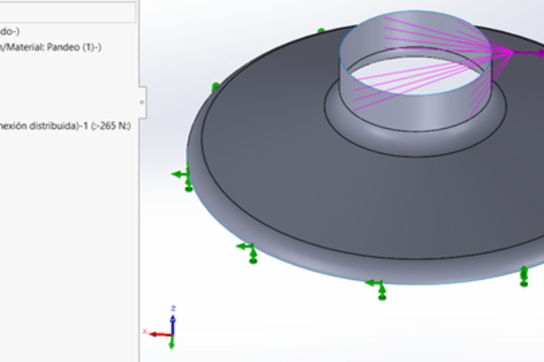 Pruebas de instabilidad en SOLIDWORKS Simulation