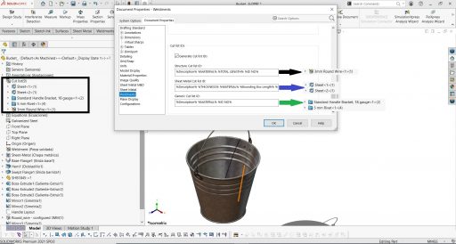 Generar ID’s para las listas de corte en piezas multicuerpo es más sencillo en SOLIDWORKS 2021
