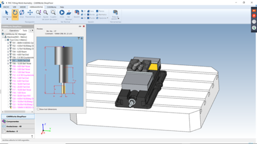 CAMWorks® Shop Floor.