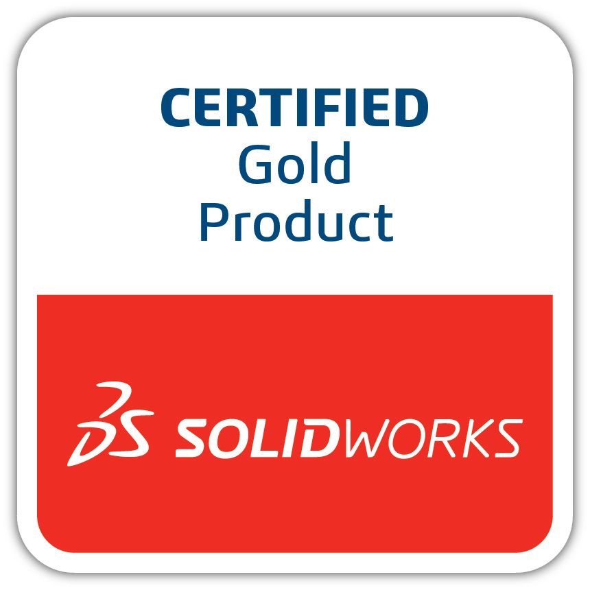SOLIDWORKS Certified Gold Product