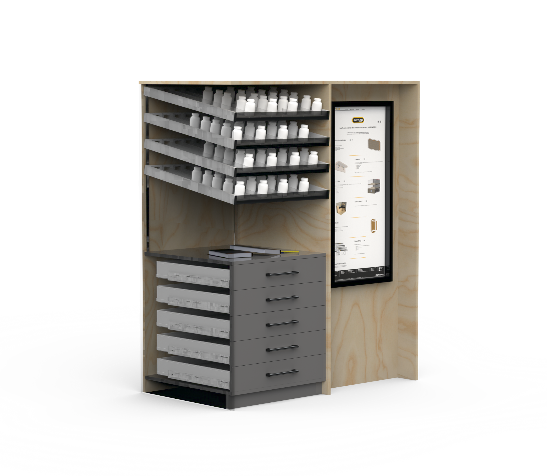 Render SWOOD DESIGN mobiliario
