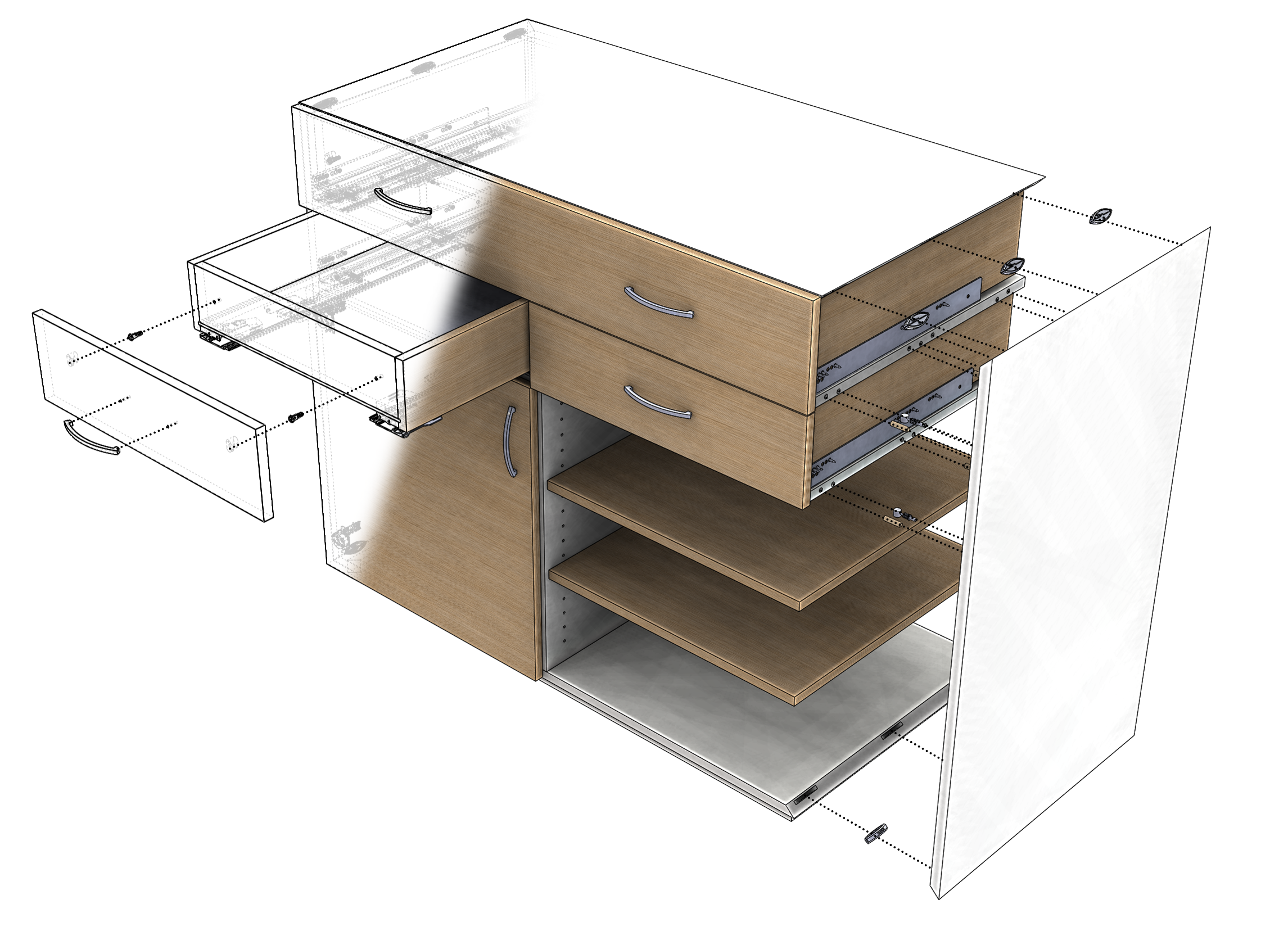 SWOOD DESIGN con herrajes y mobiliario