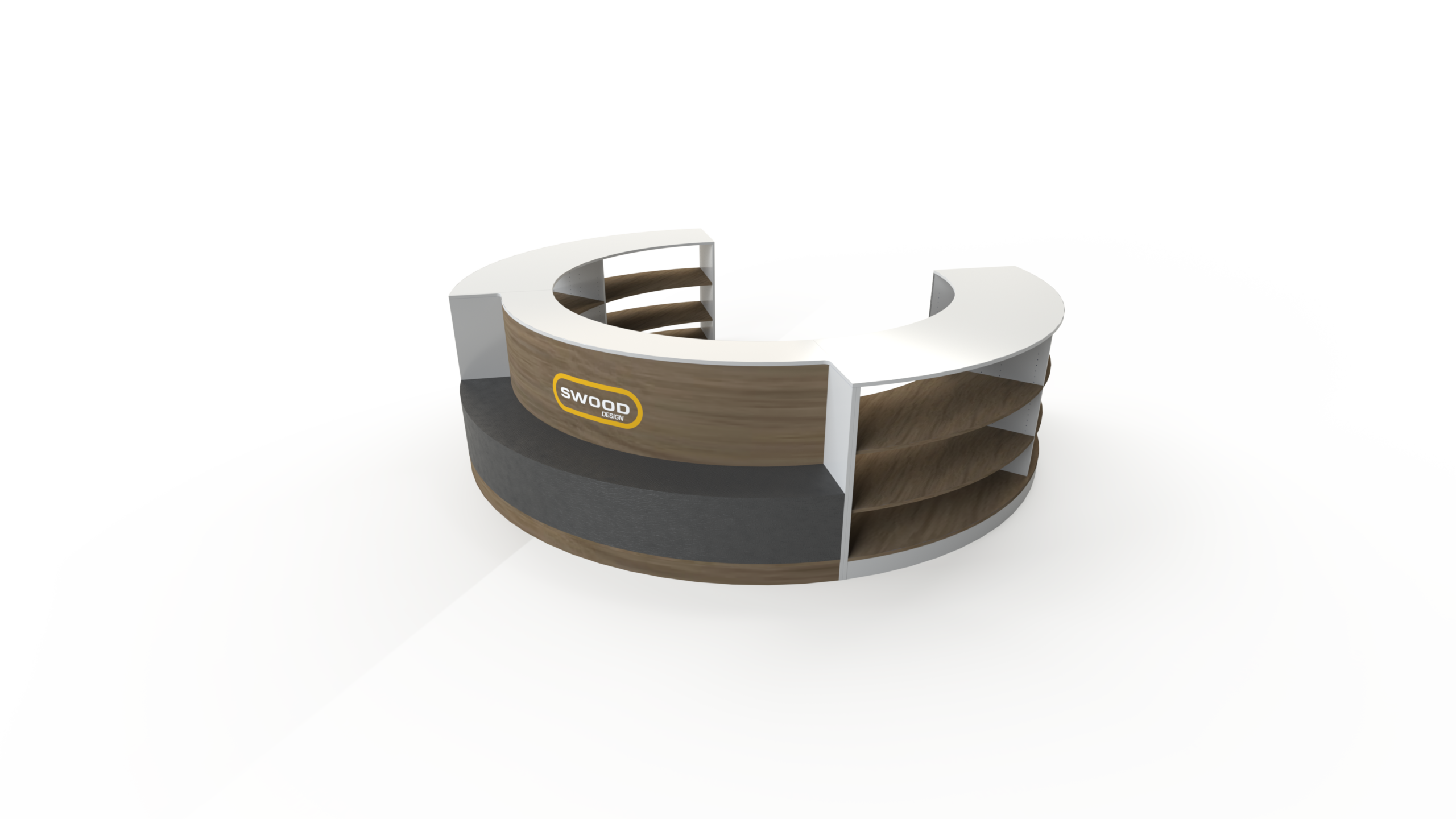 Render general SWOOD para proyectos curvos en madera